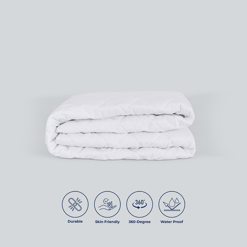 Alwyn Home Sacco Microfiber Mattress Protector Water Resistant Cover